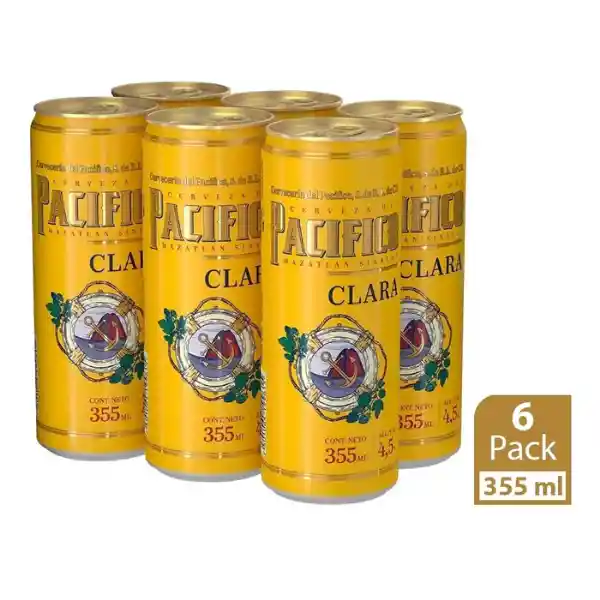 Six Pacifico Clara