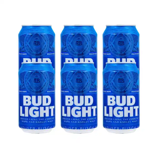 Six Bud Light Lata